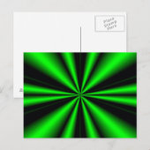 groene ster van hoop briefkaart (Voorkant / Achterkant)