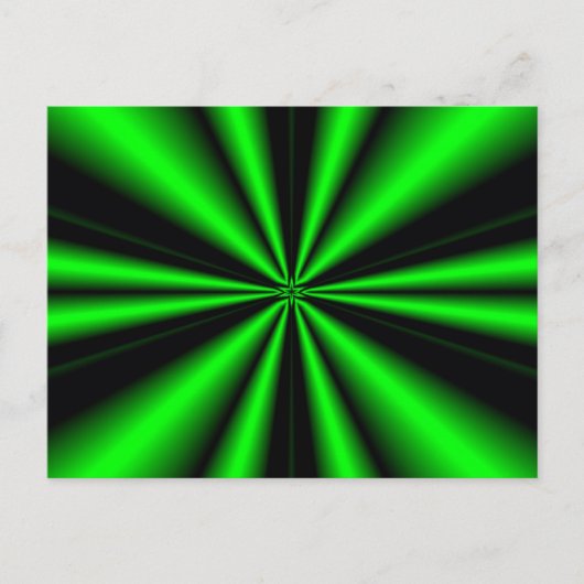 groene ster van hoop briefkaart (Voorkant)