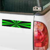 groene ster van hoop bumpersticker (Op Truck)