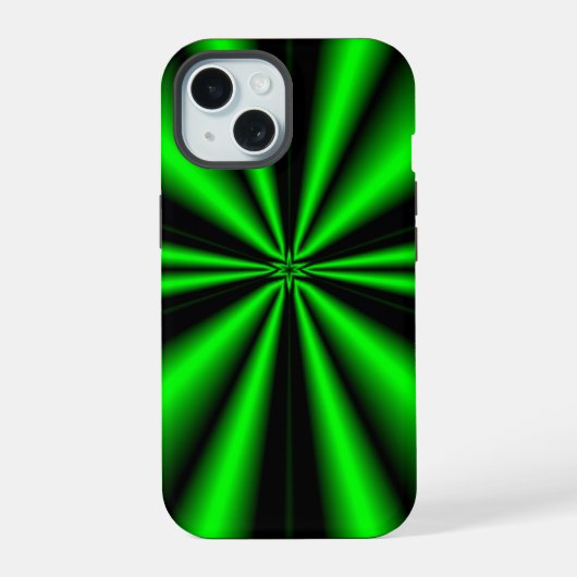 Groene Ster van Hoop iPhone 15 Case (Achterkant)