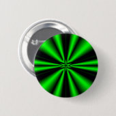 groene ster van hoop ronde button 5,7 cm (Voorkant /achterkant)
