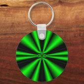 groene ster van hoop sleutelhanger (Voorkant)