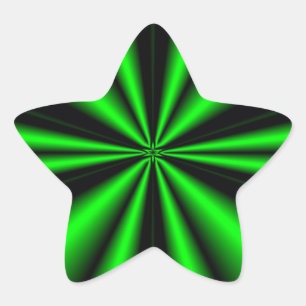 groene ster van hoop sticker