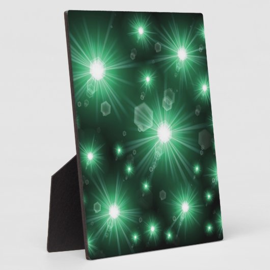 groene sterren fotoplaat (Zijkant)