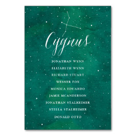 Groene Sterren Galaxy Zitkaart Kaart Cygnus