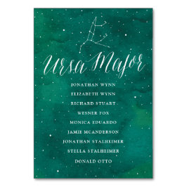 Groene Sterren Galaxy Zitkaart Kaart Ursa Major