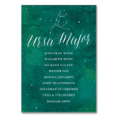 Groene Sterren Galaxy Zitkaart Kaart Ursa Major (Achterkant)