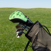 Groene sterren golfheadcover (Insitu)