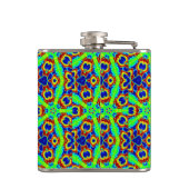 groene sterren heupkolf heupfles (Achterkant)