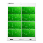 Groene sterren - Label (Full Sheet)