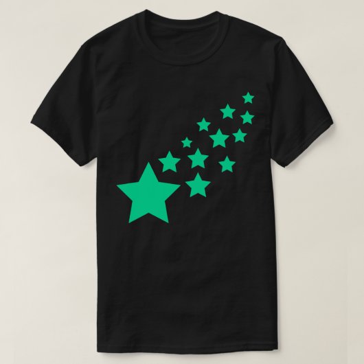 Groene sterren t-shirt (Design voorkant)