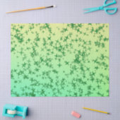 Groene sterren tissuepapier (Craft)