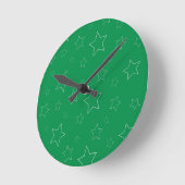 Groene sterren wandklok (Hoek)