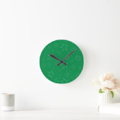 Groene sterren wandklok (Huis)
