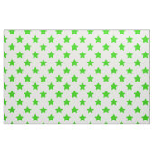 Groene sterren Witte achtergrond textiel Stof (Fat Quarter)