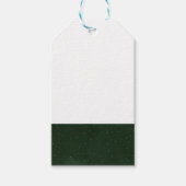 Groene & Sterrenkerst Cadeaulabel (Voorkant)