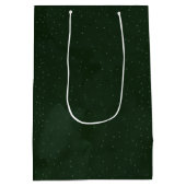 Groene & Sterrenkerst Medium Cadeauzakje (Achterkant)