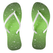 GROENE STERRENNACHT TEENSLIPPERS (Voetbed)