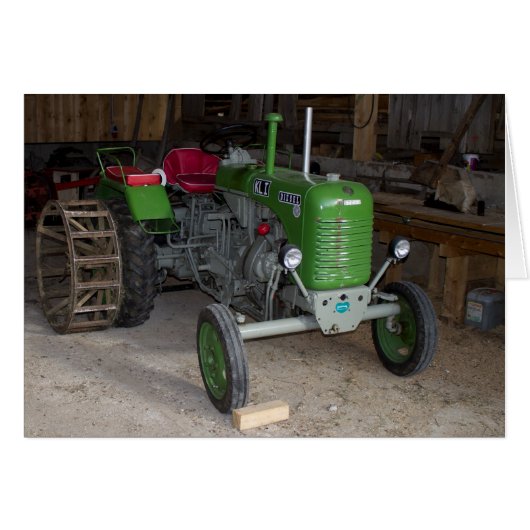 Groene Steyr Tractor KL I (Voorkant Horizontaal)