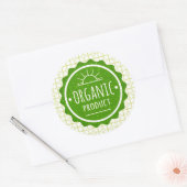 Groene Sticker voor biologisch object (Envelop)