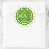 Groene Sticker voor biologisch object (Tas)