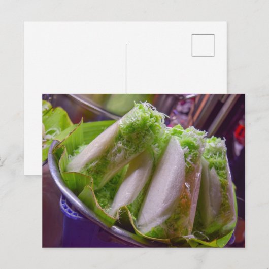 Groene Sticky Rice in Vietnam Briefkaart (Voorkant / Achterkant)