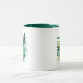 Groene stier | Handelsontwerp | Marmer Mok (Midden)