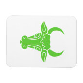 groene stier magneet (Horizontaal)