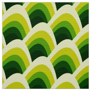 Groene stijlvolle jaren zeventig retro mod stof
