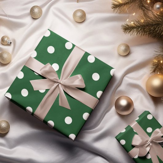 Groene Stip Cadeaupapier