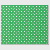 Groene Stip Cadeaupapier (Vlak)