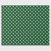 Groene Stip Cadeaupapier (Vlak)