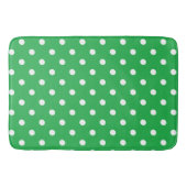 Groene Stippen Badmat (Voorkant)