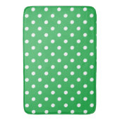 Groene Stippen Badmat (Voorkant Verticaal)