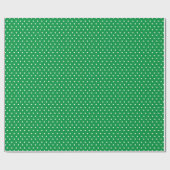 Groene Stippen Cadeaupapier (Vlak)