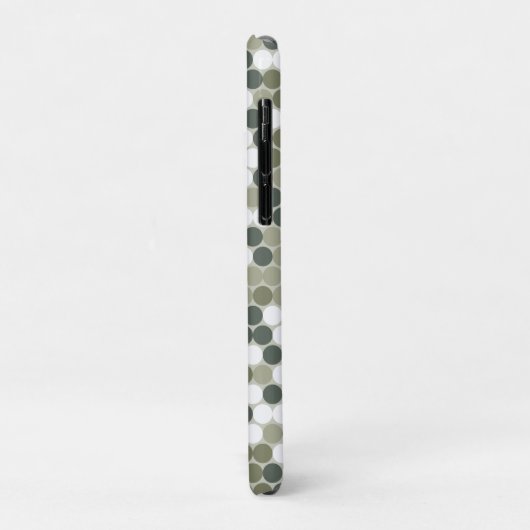 Groene stippen Case-Mate iPhone case (Achterkant/links)