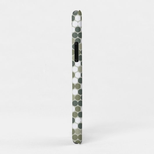 Groene stippen Case-Mate iPhone case (Achterkant/rechts)