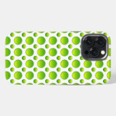 Groene stippen element iPhone hoesje (Achterkant horizontaal)