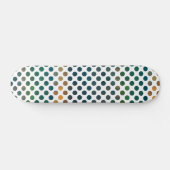 Groene Stippen Gradiënt Persoonlijk Skateboard (Horizontaal)