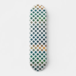 Groene Stippen Gradiënt Persoonlijk Skateboard