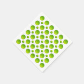 Groene stippen. servetten (Hoek)