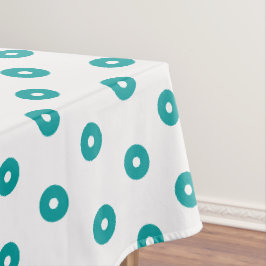 Groene Stippen Tafelkleed