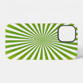 Groene stok iPhone hoesje (Achterkant horizontaal)