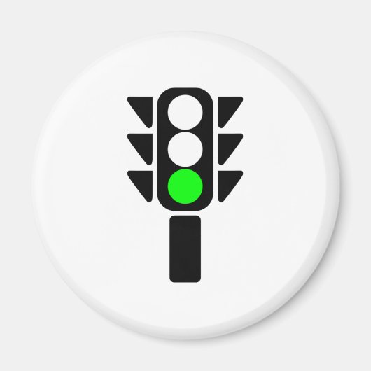 Groene Stoplight Magneet (Voorkant)