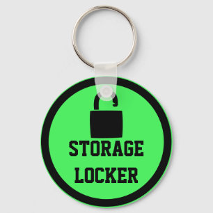 Groene Storage Space Locker-Sleutelhanger Sleutelhanger