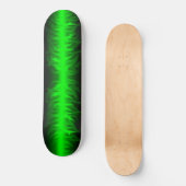 groene straal persoonlijk skateboard (Voorkant)