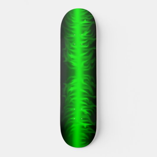 groene straal persoonlijk skateboard (Voorkant)