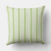 Groene Streep Babykamer Kussen (Achterkant)