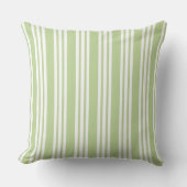 Groene Streep Babykamer Kussen (Voorkant)