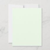 Groene Streep Bruiloft Antwoord (Achterkant)